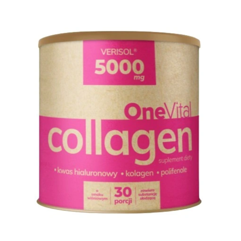 OneVital Collagen proszek o smaku wiśniowym, 198 g