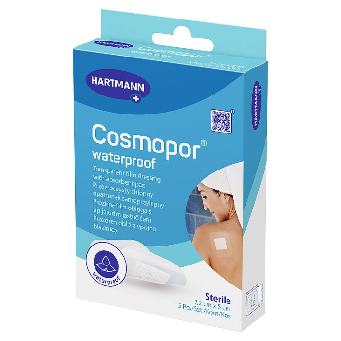 Opatrunek Cosmopor waterproof 7,2cm x 5cm 5 szt.