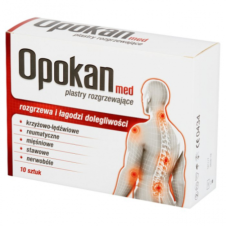 Opokan MED plastry rozgrzewające 10 szt.