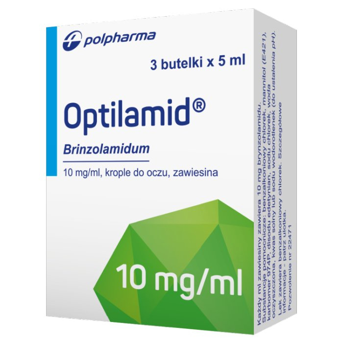 Optilamid krople do oczu 10mg/ml 3*5ml
