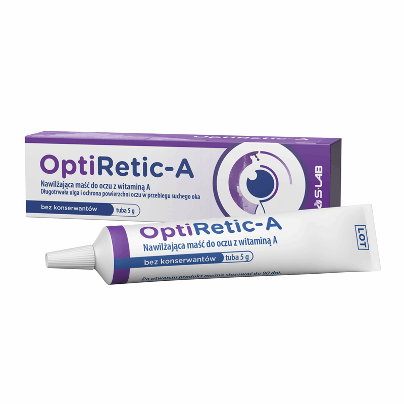 OptiRetic-A maść do oczu nawilżająca, 5 g