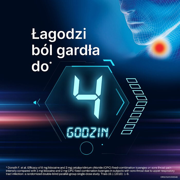 Orofar Max (smak miętowy) 30 pastylek do ssania