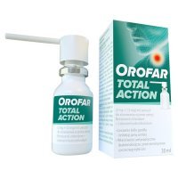 Orofar Total Action aerozol do stosowania w jamie ustnej 30 ml / Stany zapalne jamy ustnej
