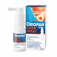 Orofar Ultra Spray 8,75 mg/dawkę aerozol do stosowania w jamie ustnej, 15 ml