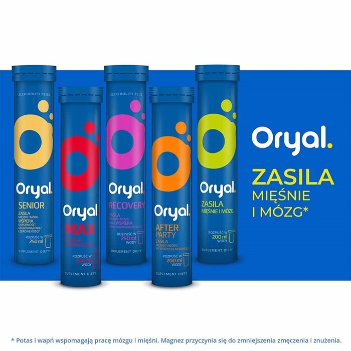 Oryal After Party (smak pomarańczowy) 18 tabletek musujących