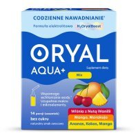 Oryal Aqua+ Mix saszetki, 14 szt.