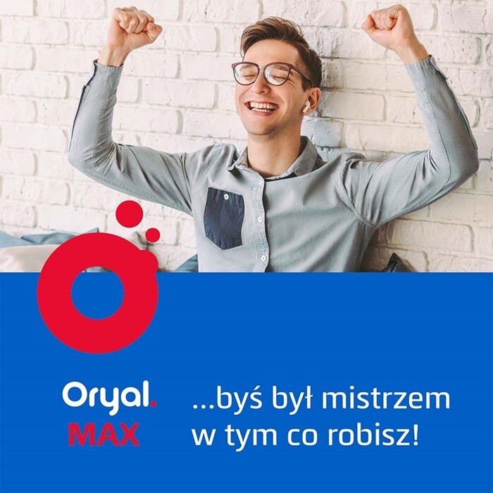 Oryal Max tabletki musujące o smaku malinowym, 15 szt.