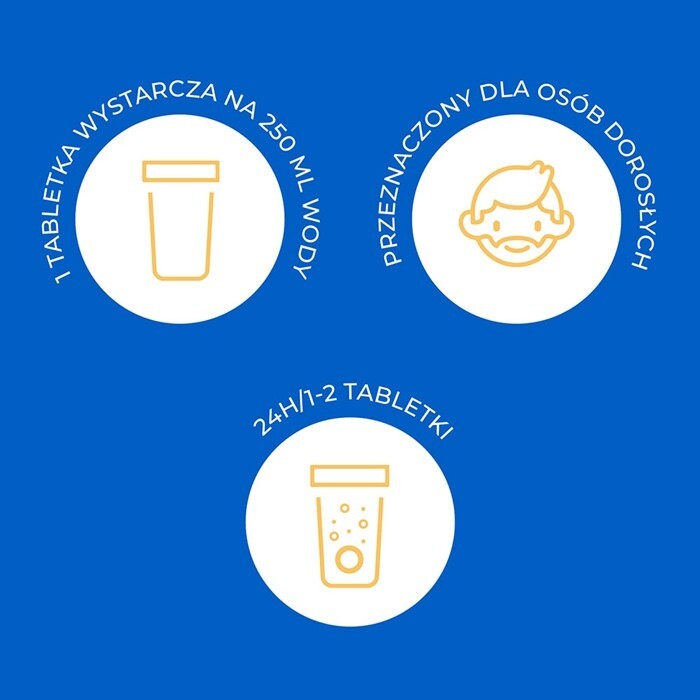 Oryal Senior tabletki musujące z elektrolitami, 20 szt.