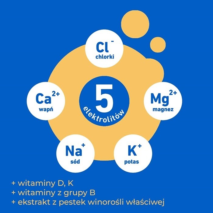 Oryal Senior tabletki musujące z elektrolitami, 20 szt.
