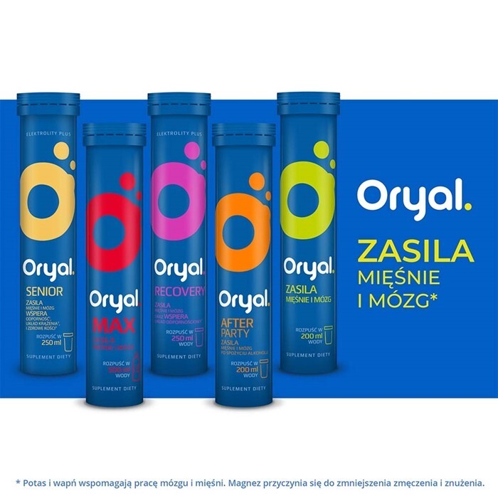 Oryal tabletki musujące, 20 szt.