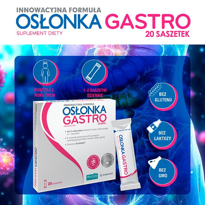 Osłonka Gastro 20 saszetek