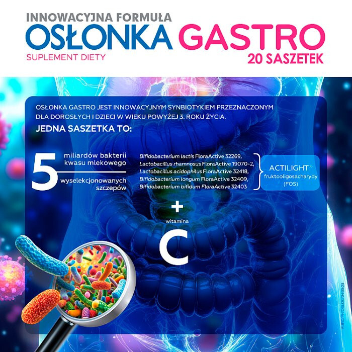 Osłonka Gastro 20 saszetek