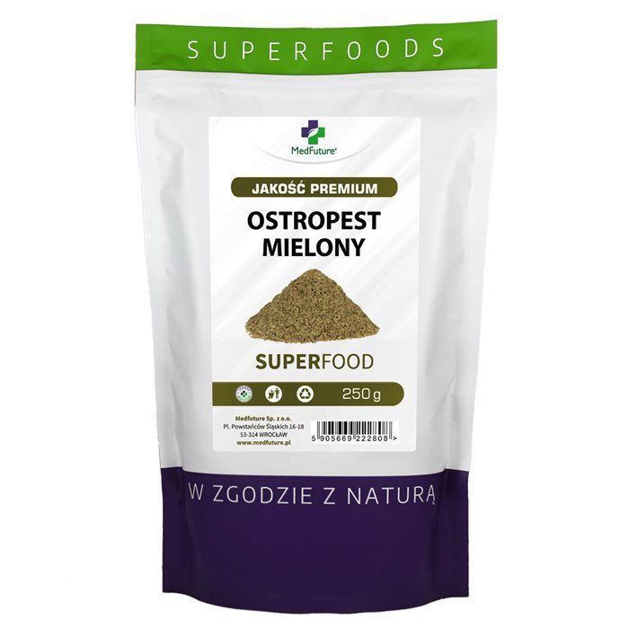 Ostropest Mielony Superfood proszek, 250 g