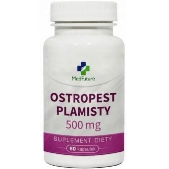Ostropest plamisty 500 mg 60 kapsułek