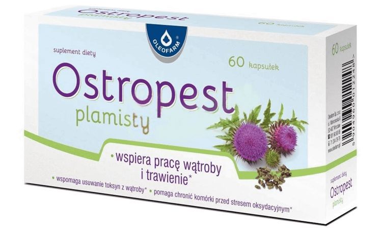 Ostropest plamisty 60 kapsułek