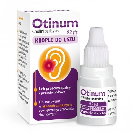 Otinum krople do uszu na ból i stany zapalne, 10 g