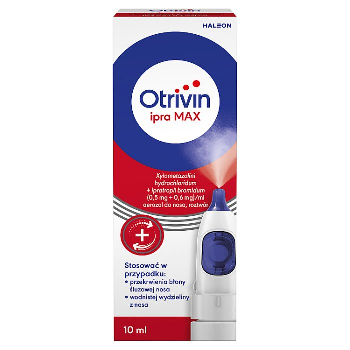Otrivin Ipra Max aerozol do nosa na katar, 10 ml