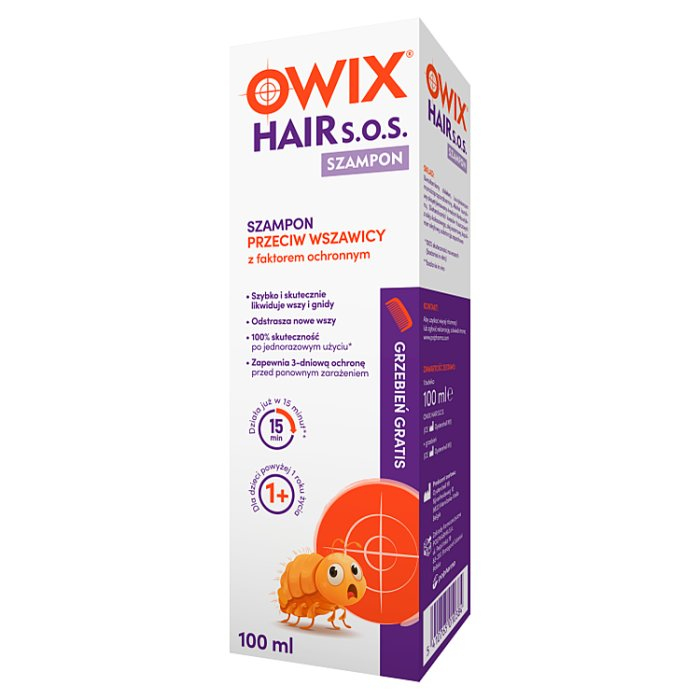 Owix Hair S.O.S. szampon przeciw wszawicy, 100 ml