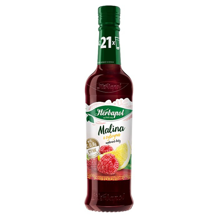 Owocowa Spiżarnia Malina z cytryną syrop, 420 ml