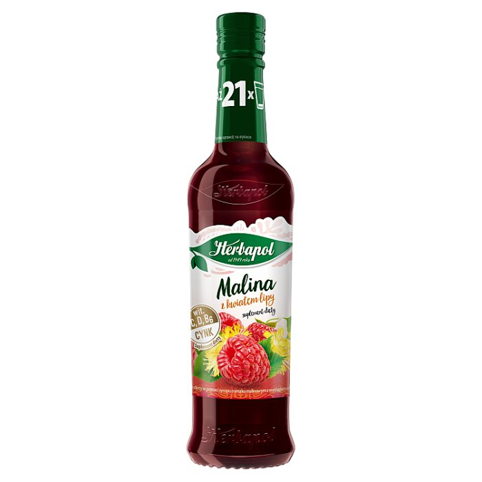Owocowa Spiżarnia Malina z Lipą płyn, 420 ml