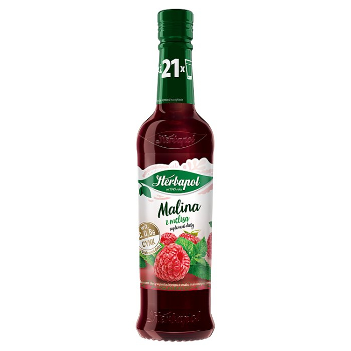 Owocowa Spiżarnia Malina z Melisą płyn, 420 ml