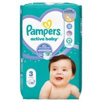Pampers Active Baby 3 (6-10kg) 66 szt.