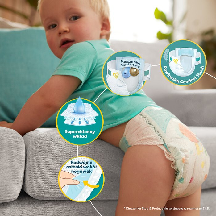 Pampers Active Baby 4 (9-14kg) 180 sztuk