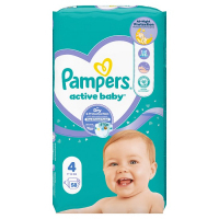 Pampers Active Baby 4 (9-14kg) 58 szt.