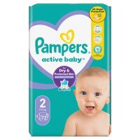 Pampers Active Baby Mini 2 (4-8kg) 72szt.