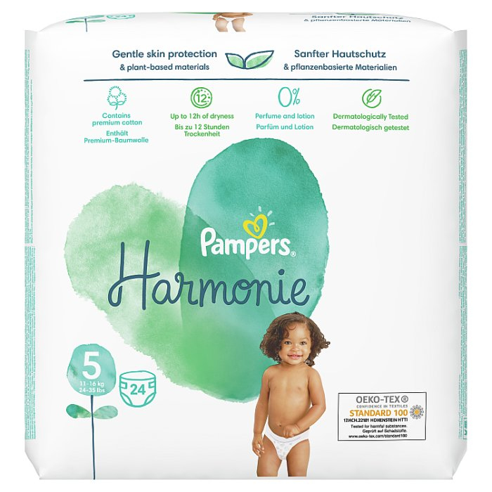 Pampers CP Pure Harmonie Junior 5 24 sztuki