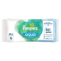 PAMPERS Harmonie Aqua Chusteczki nawilżane 48 szt.