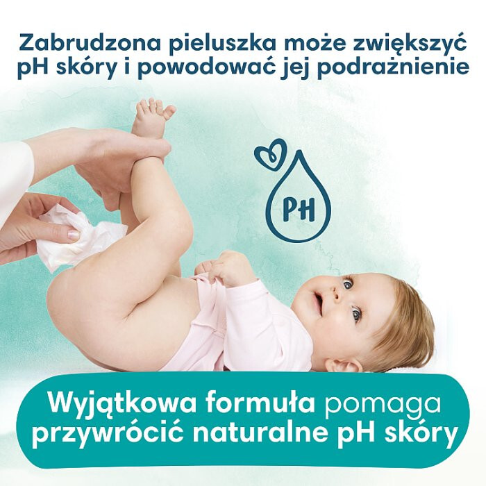 Pampers Harmonie Aqua chusteczki nawilżane dla dzieci, 9 x 48 szt.