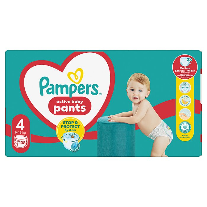 Pampers Pants Maxi 4 108 sztuk  9-15kg