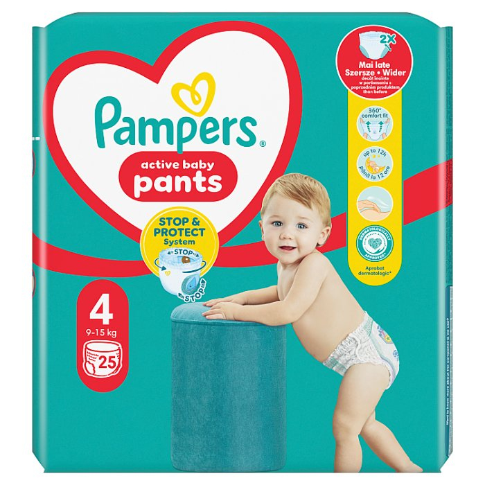Pampers Pants Maxi 4 9-15kg 25 sztuk