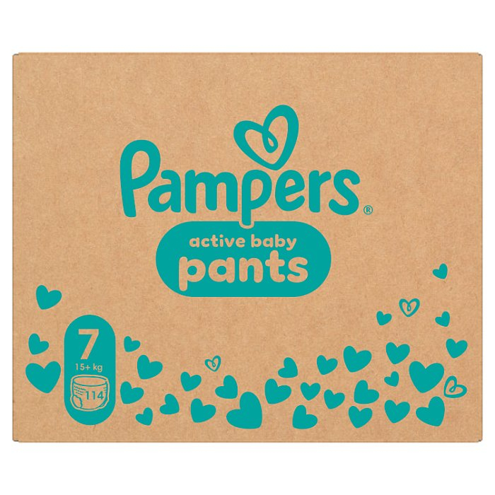 Pampers Pants pieluchomajtki rozmiar 7 (17+ kg), 114 szt.