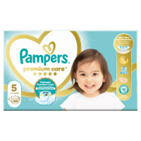 Pampers Premium Care 5 Junior pieluchy rozmiar (11-16 kg), 88 szt.