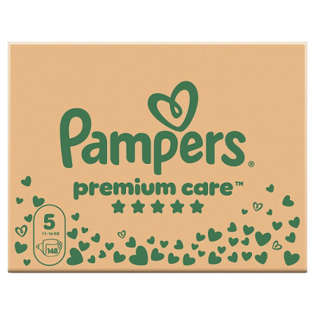 Pampers Premium Care 5 Junior (11-16 kg) 148 szt.