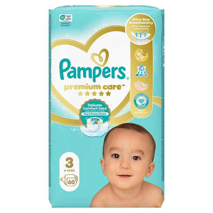 Pampers Premium Care Midi 3 (6-10kg) 60 szt.