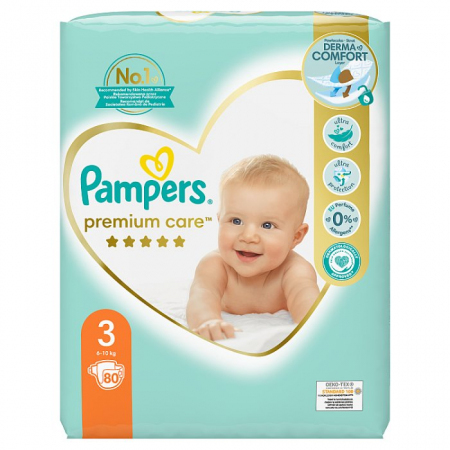 Pampers Premium Care Midi 3 (6-10kg) 80 szt.