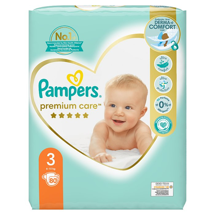 Pampers Premium Care Midi 3 (6-10kg) 80 szt.