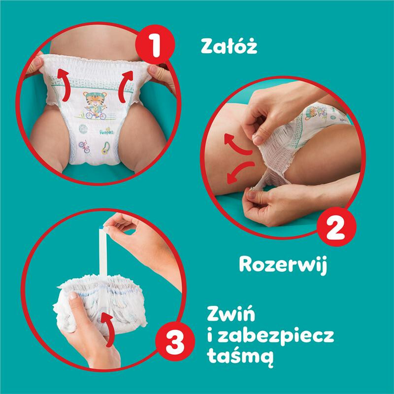 Pampers Premium Care Pants Junior 5 pieluchomajtki (11-17 kg), 102 szt.