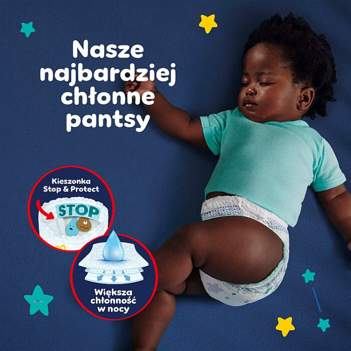 Pampers VP Night Pants Junior 5 22 sztuki