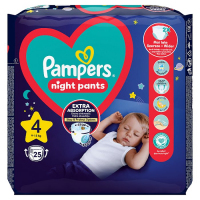 Pampers VP Night Pants Maxi  4 25 sztuk