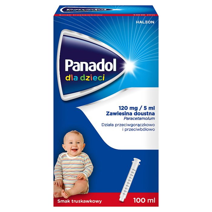 Panadol dla dzieci (smak truskawkowy) 100 ml