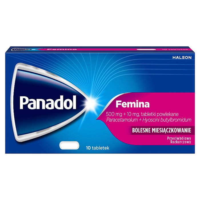 Panadol Femina 10 tabletek