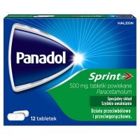 Panadol Sprint 500 mg 12 tabletek powlekanych