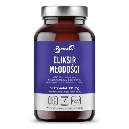 PANASEUS Eliksir Młodości 50 kapsułek