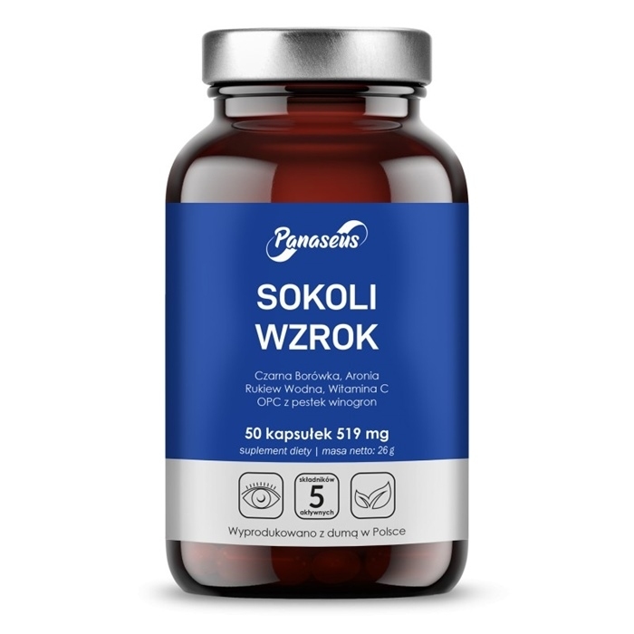 PANASEUS Sokoli Wzrok 50 kapsułek