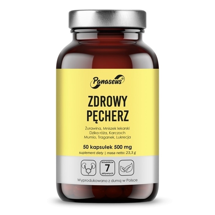 PANASEUS Zdrowy Pęcherz 50 kapsułek