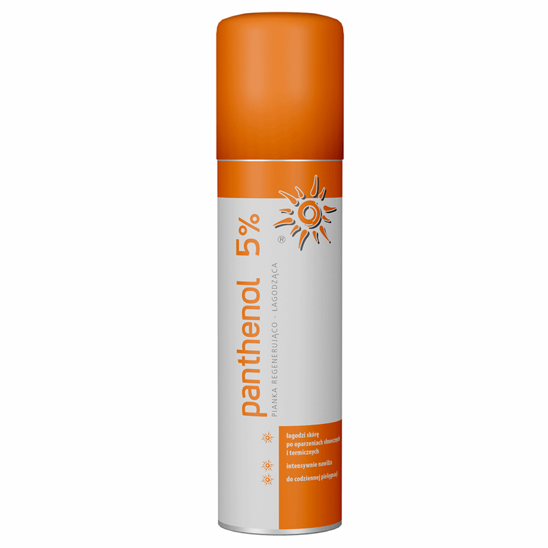Panthenol 5% Pianka regenerująco-łagodząca, 150 ml